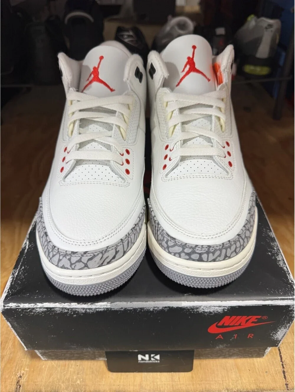 Air Jordan 3 Retro 'White Cement Reimagined' DN3707-100 NEW MENS SIZE 10